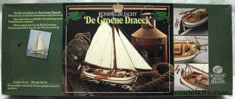 Authentic Models Holland 1 24 Royal Yacht De Groene Draeck